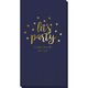 Confetti Dots Let's Party Guest Towels Image 2 of 5